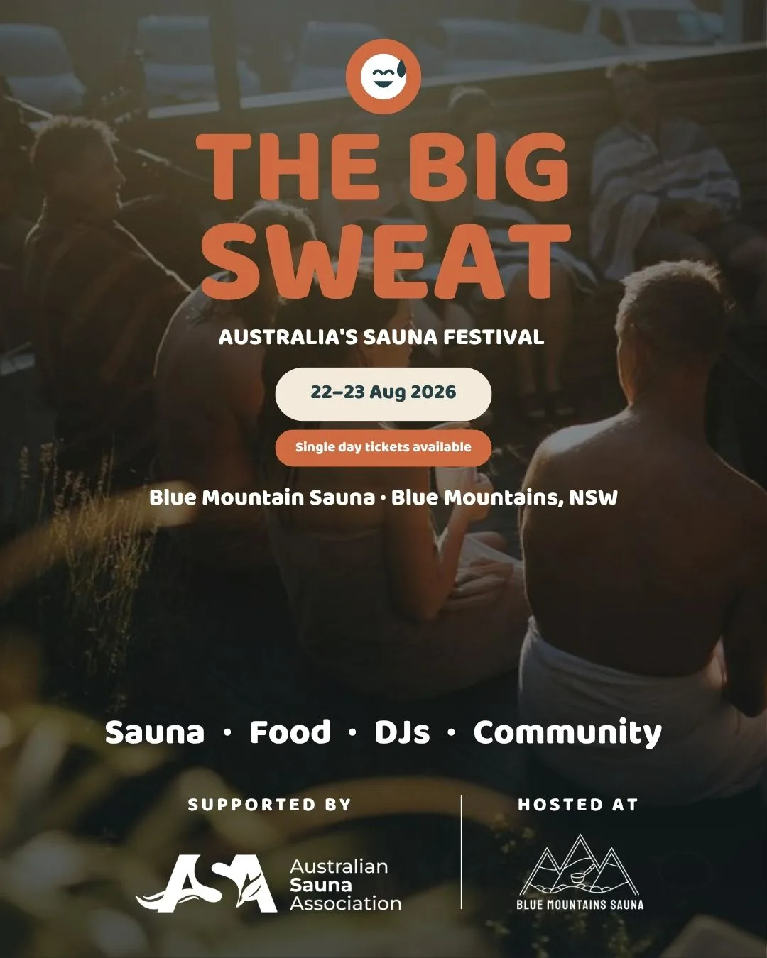Communal sauna session